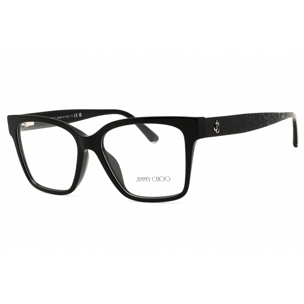 Jimmy Choo JC3006U Eyeglasses Black Acetate Rectangle